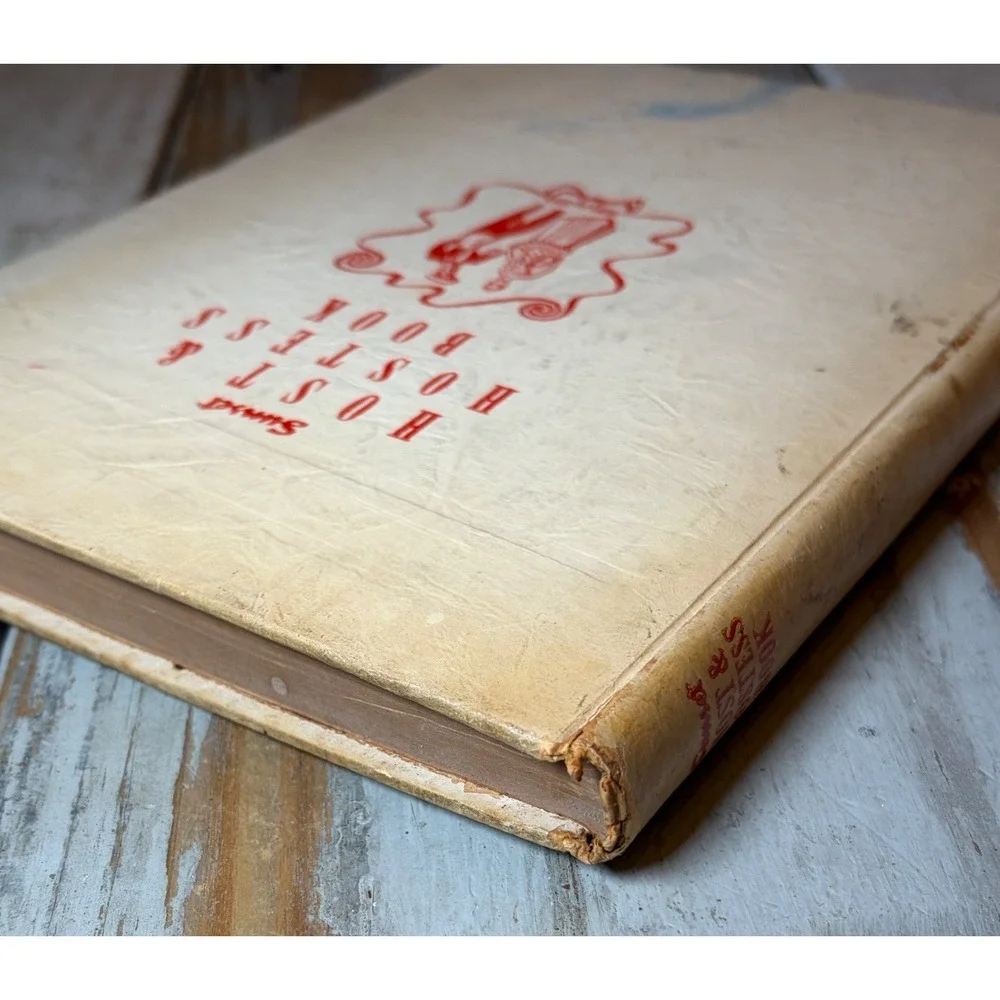 1948 Sunset Host & Hostess Book 5th Printing Vintage Mid Century Cookbook HC